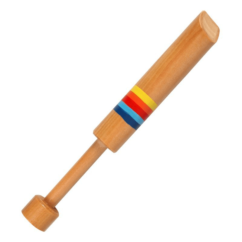 Wooden Pull Wooden Flute Early Childhood Education Musical Instrument - MRSLM