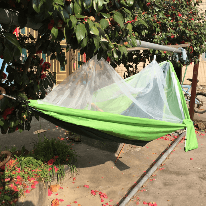 Double Ultra-Thin Anti-Mosquito Net Hammock with Nylon Polyester for Outdoor - MRSLM