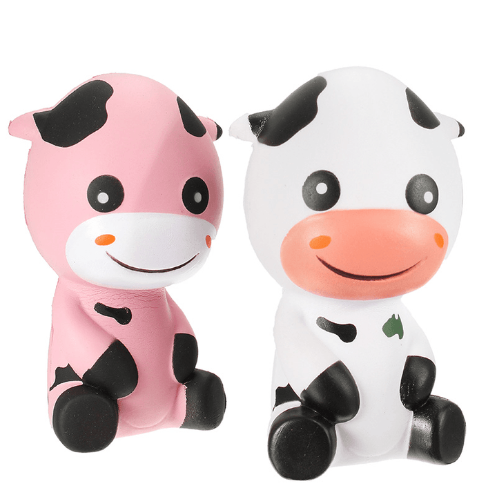 Squishy Baby Cow Jumbo 14Cm Slow Rising with Packaging Animals Collection Gift Decor Toy - MRSLM