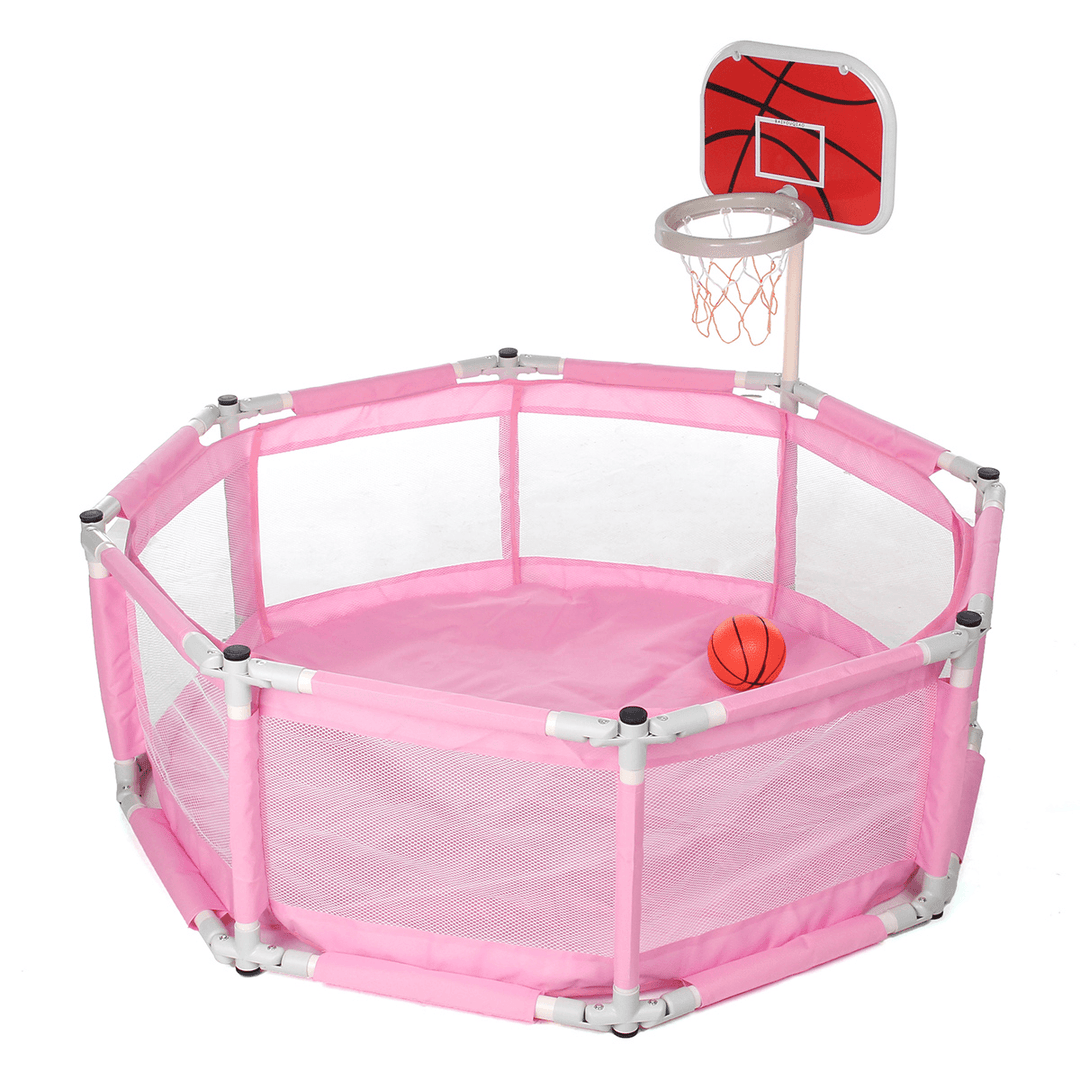 Foldable Portable Baby Playpen Square Children Toddler Kids Safety Fence Indoor Outdoor Play Pen Ocean Portable Ball Pit Pool - MRSLM