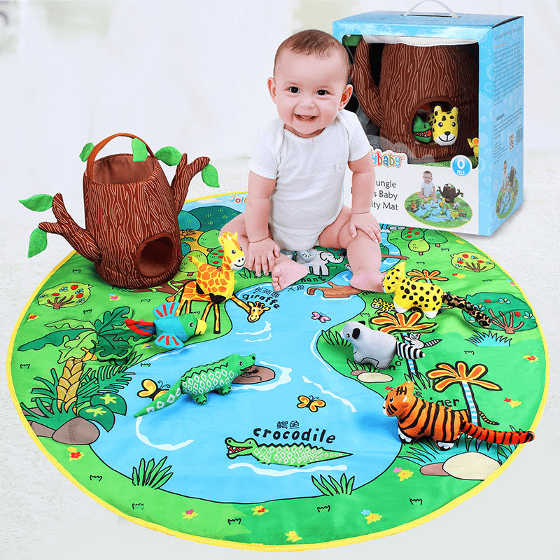 Baby Baby Play Blanket Early Education Animal Toys - MRSLM