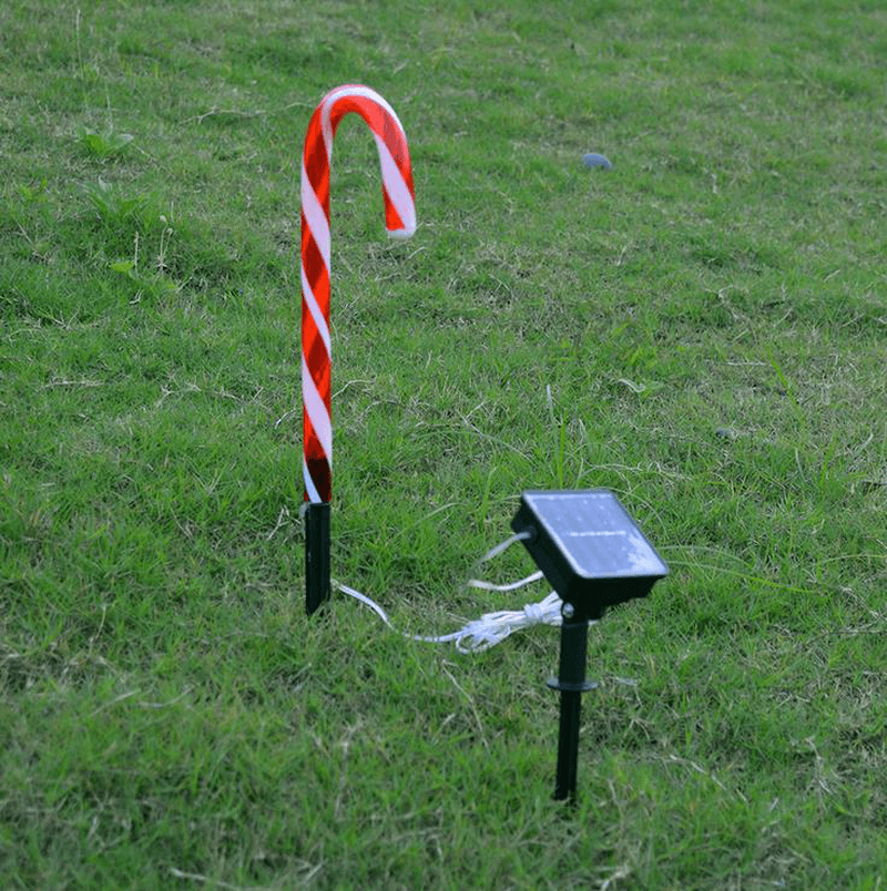 2020 Christmas Light Pathway Candy Cane Walkway Light USB Powered Light for Street Lamp Outdoor Garden Yard Christmas'S Decor - MRSLM