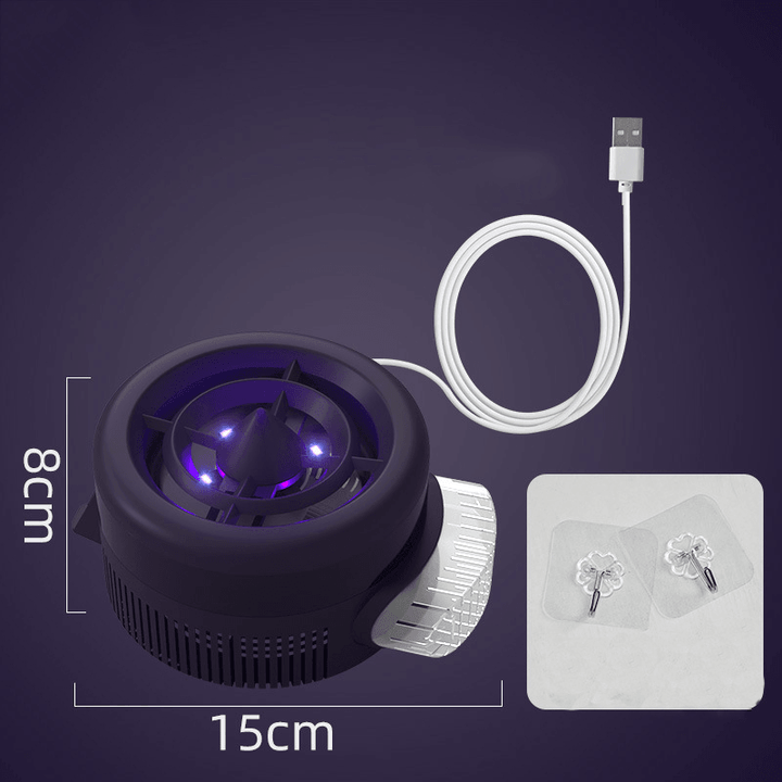 Wall-Mounted Mosquito Killer Lamp Inhalation Type USB Mosquito Trapping Physical LED Photocatalyst Attracting Mosquitoes - MRSLM