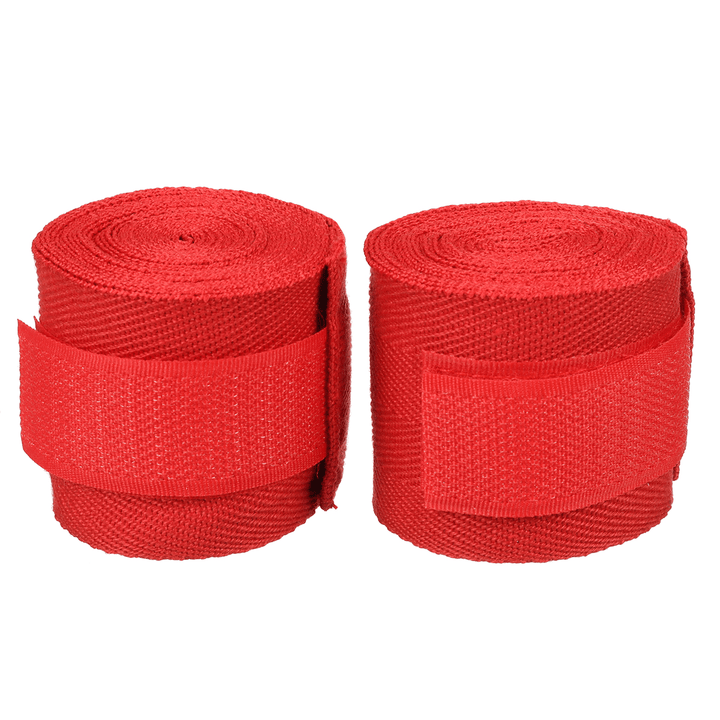 2PCS 3M Length 5CM Width Boxing Hand Wraps MMA Muay Thai Kick Boxing Handwraps for Training Bandages Breathable - MRSLM