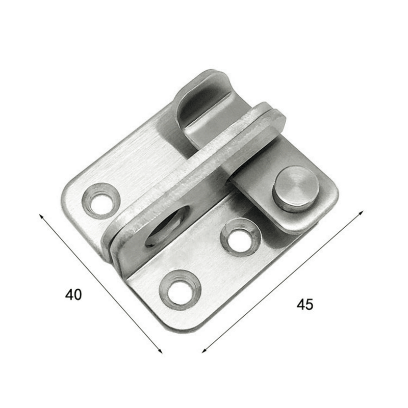 Stainless Steel Muti Purpose Door Lock Buckle Sliding Lock Bolt Latch Hasp for Window Door Gate Safe - MRSLM