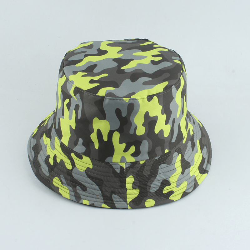 Camouflage Print Double-Sided Fisherman Hat - MRSLM