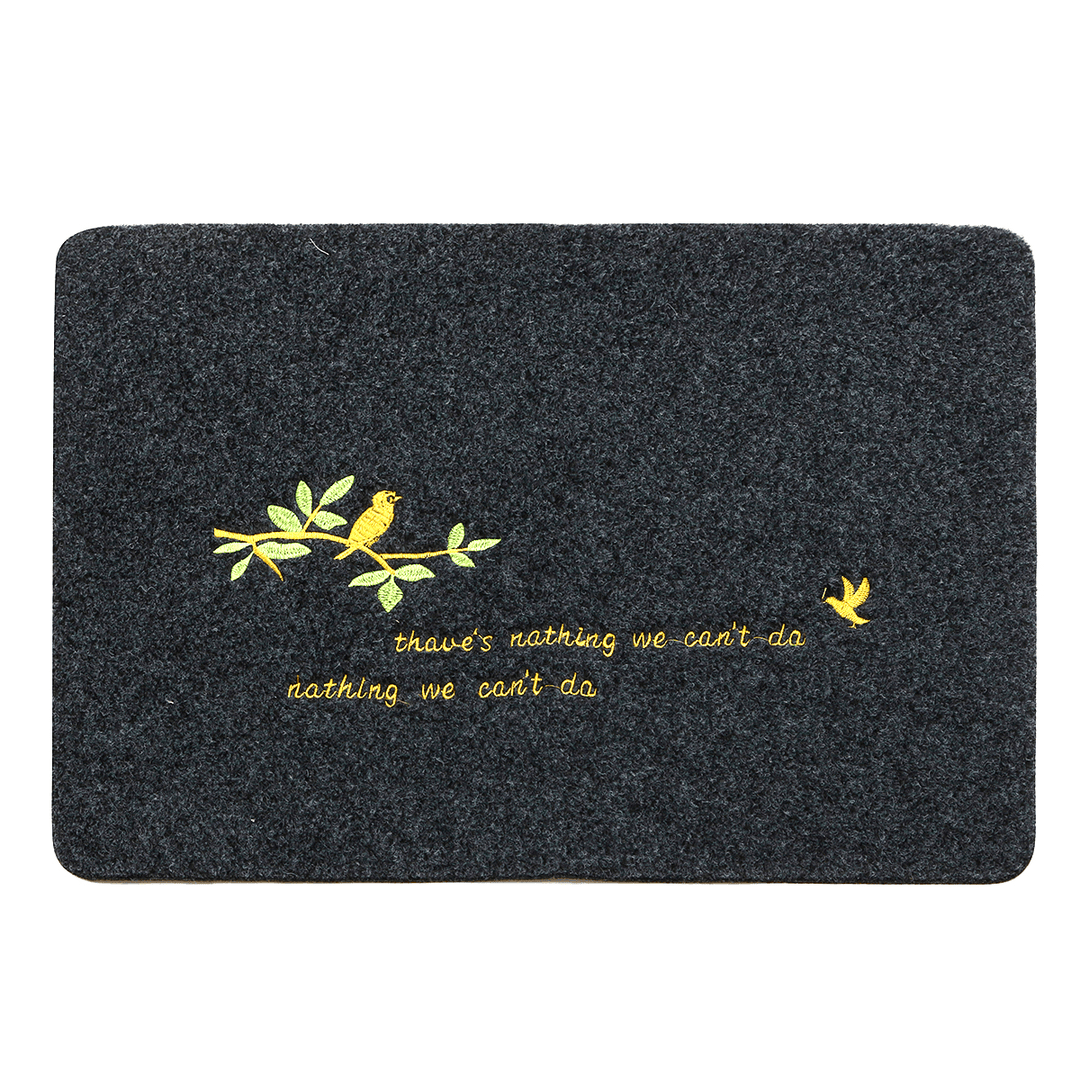 Waterproof Carpet Non Slip Door Floor Carpet Rug Bath Mat Home Kitchen Bathroom - MRSLM