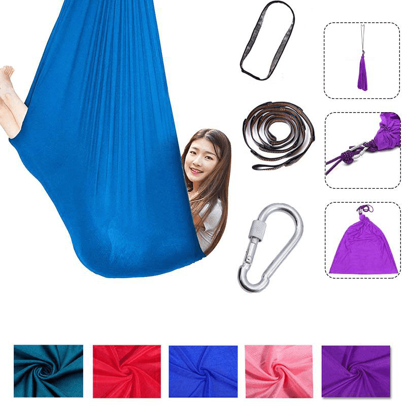 Children Cotton Hammock Chair Hanging Seat Outdoor Garden Swing Max Load 88Lb Camping Travel - MRSLM