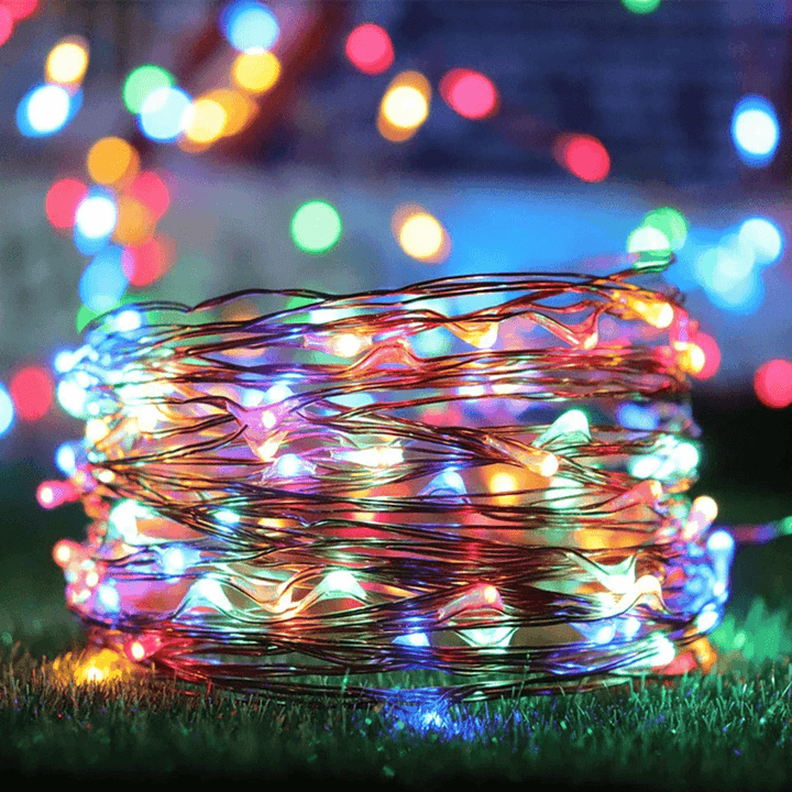 Outdoor Solar String Lights Led Solar Powered Fairy Lights Outdoor Waterproof Garland String Light for Party Garden Christmas Decoration Lamp - MRSLM