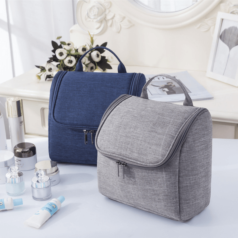 Ipree® Large Capacity Travel Storage Bag Cation Oxford Cloth Wash Bag Outdoor Hanging Cosmetic Waterproof Bag - MRSLM