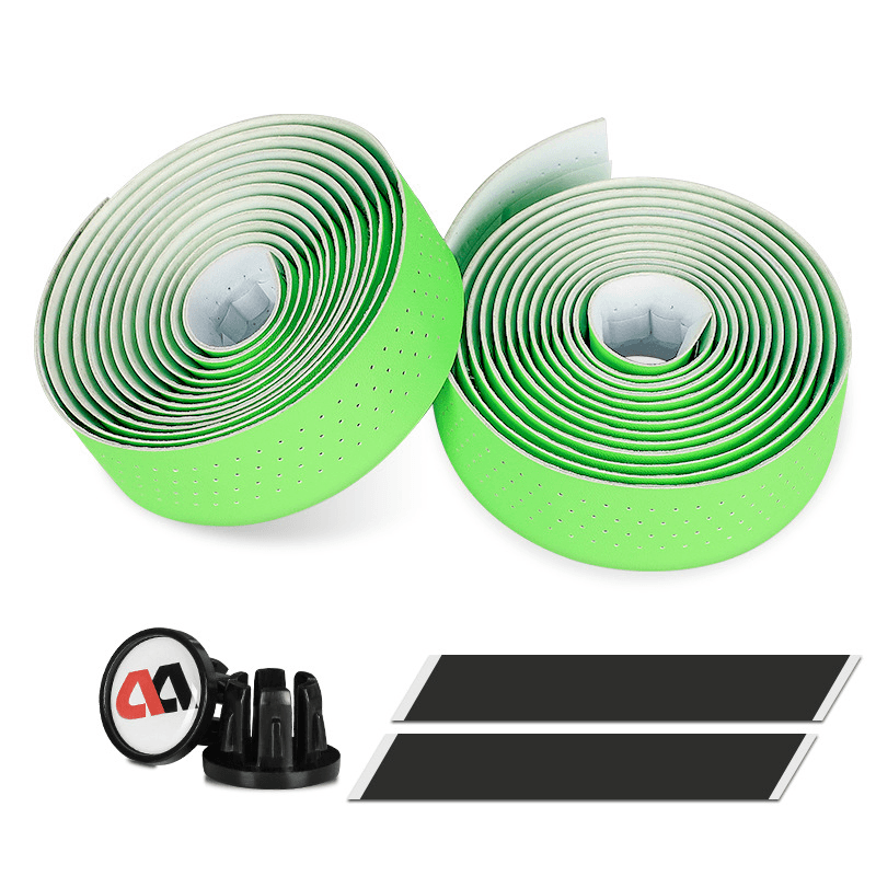 WEST BIKING 2PCS Soft Bicycle Handlebar Strap Anti-Slip Wear-Resistant EVA Bike Handlebar Tape Road Bike Grip Tape - MRSLM