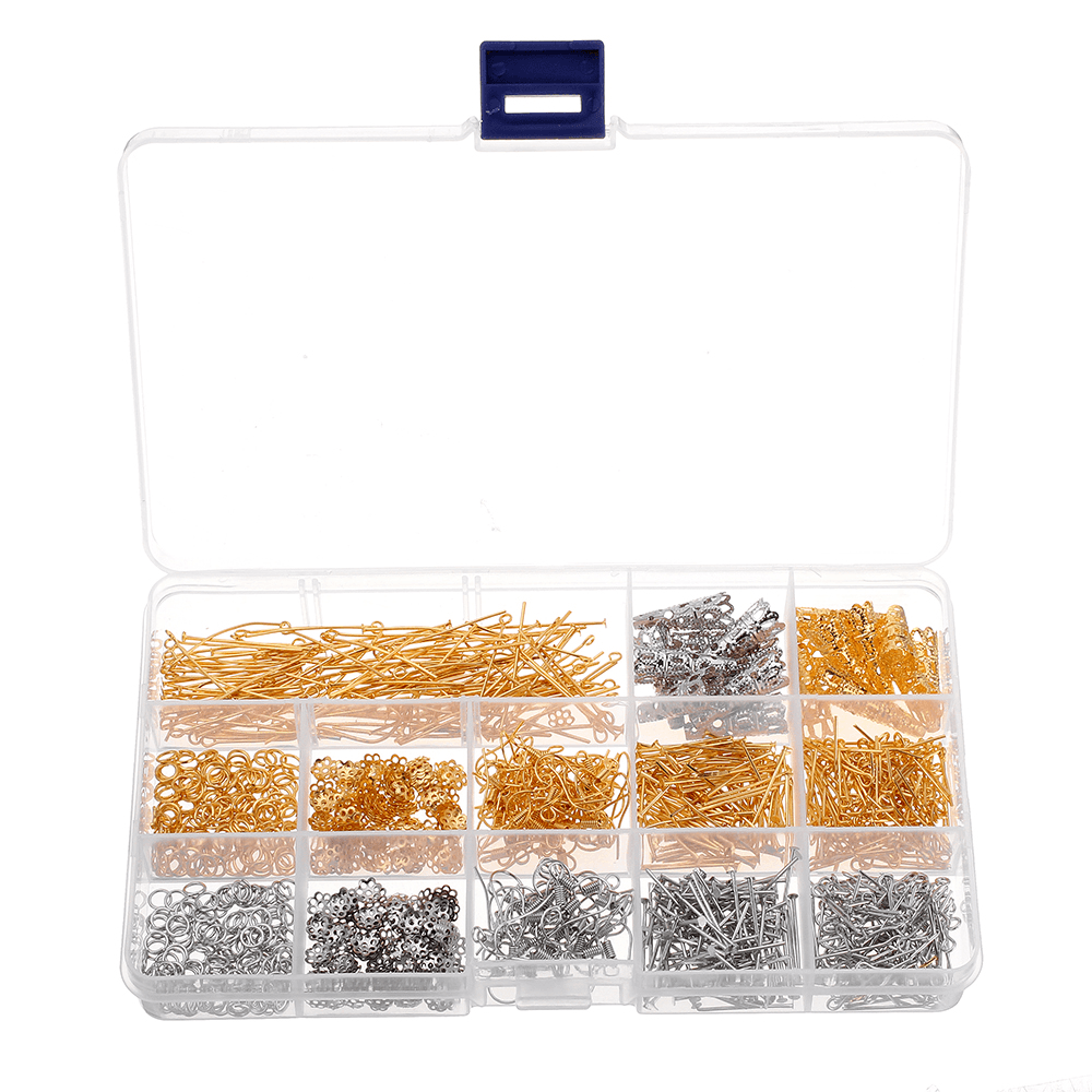 760Pcs/Set Jewelry Making Kit DIY Earring Findings Hook Pins Mixed Handcraft Accessories - MRSLM