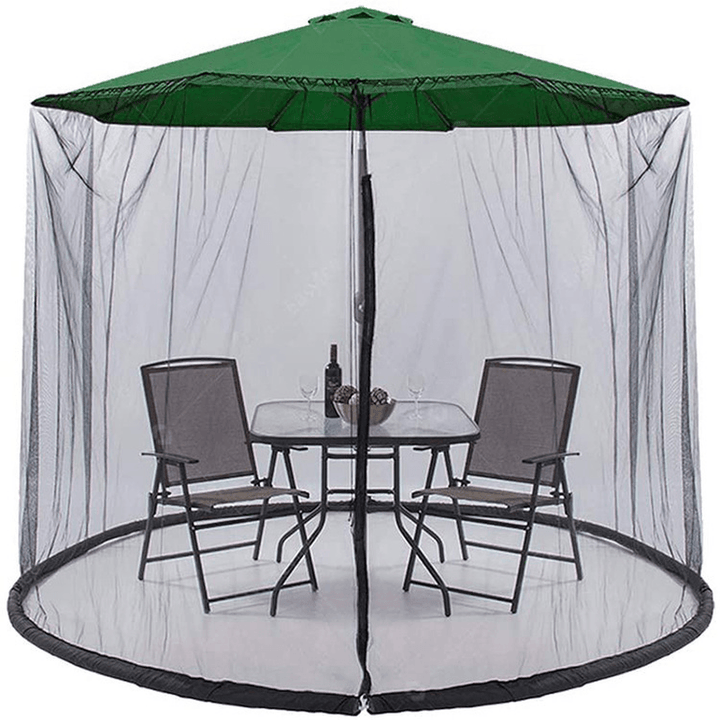 Ipree® 300X230Cm Patio Umbrellas Mesh Net Tables Picnic Net Cover Install Anti-Mosquitoes Net - MRSLM