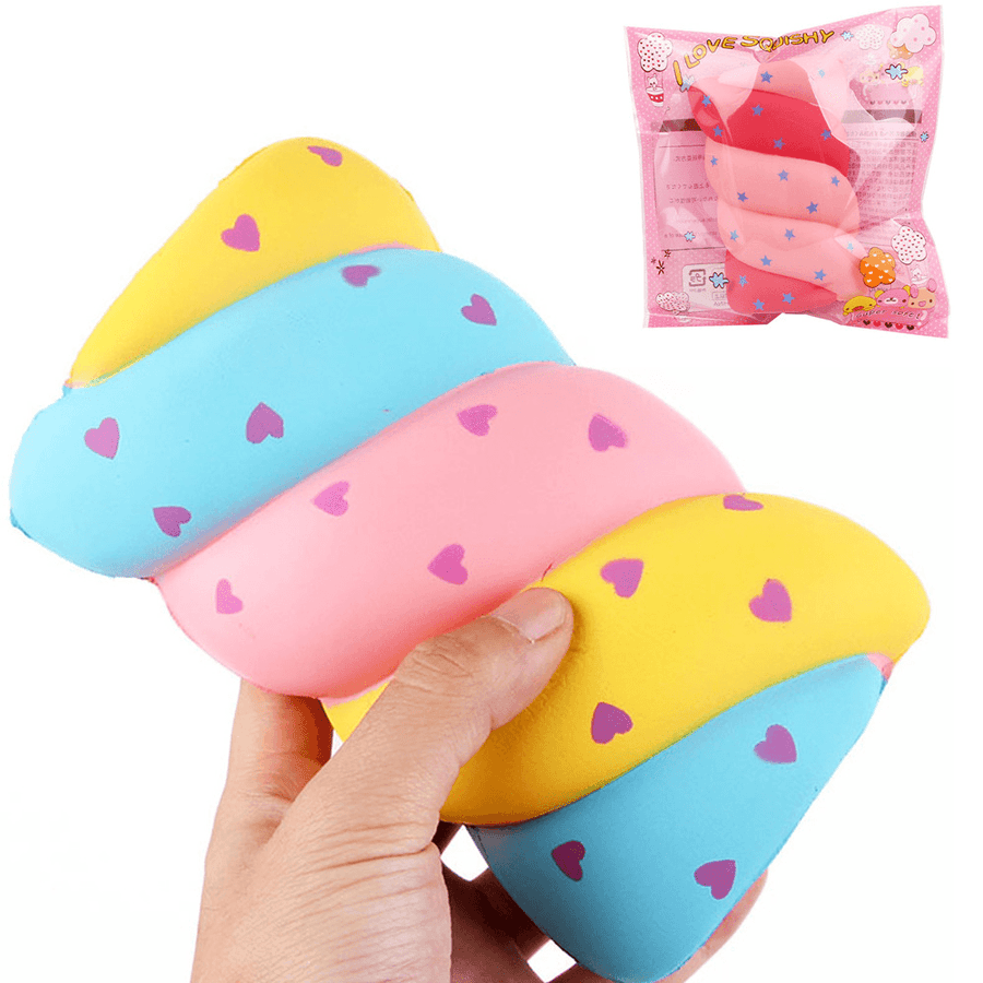 Cotton Candy Squishy 14*9.5*5.5CM Soft Slow Rising with Packaging Collection Gift Marshmallow Toy - MRSLM