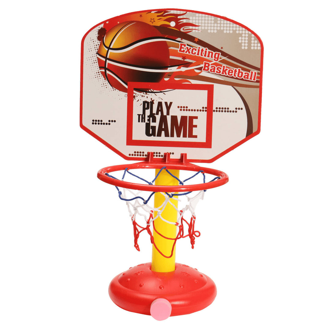 4-Gears Height Children 'S Outdoor / Indoor Liftable Basketball Stand Set with Basketball + Pump Home Fitness Kids Toys - MRSLM