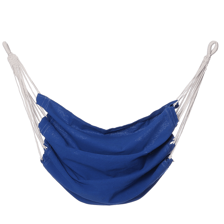 Camping Hammock Chair Swing Seat Indoor Outdoor Folding Hanging Chair with Ropes Pillow - MRSLM