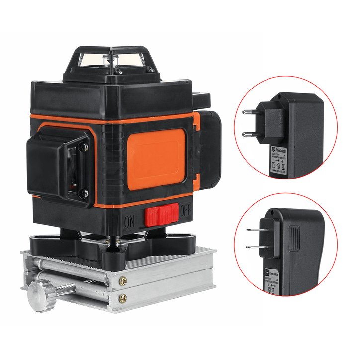 16 Line LD Laser Level Green Light 3D 360° Rotary Self Leveling Measure Tool - MRSLM