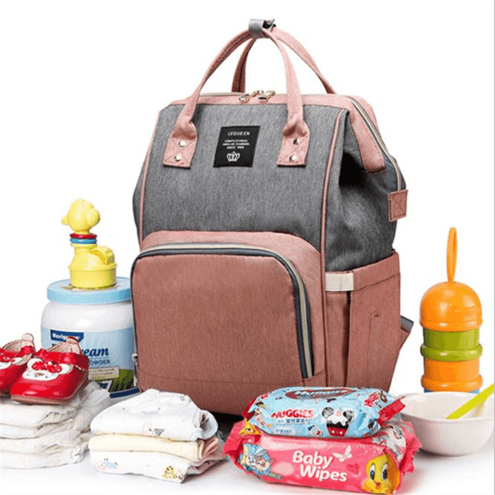 18L Outdoor Travel USB Mummy Backpack Waterproof Baby Diapers Nappy Women Bags - MRSLM