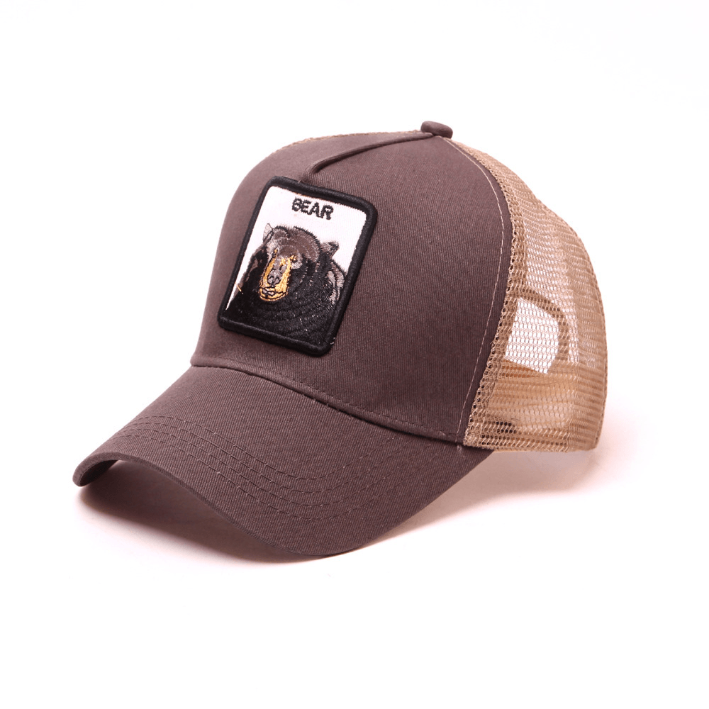 Exclusively for Animal Embroidery Net Cap Baseball Cap Hip-Hop Hip-Hop Cap - MRSLM