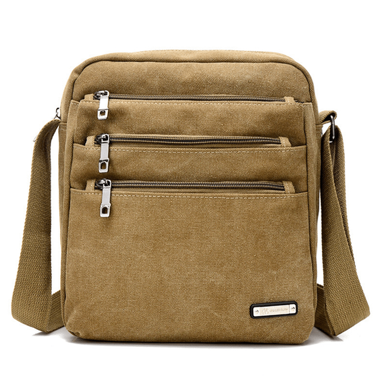 Men Canvas Outdoor Leisure Crossbody Bags - MRSLM