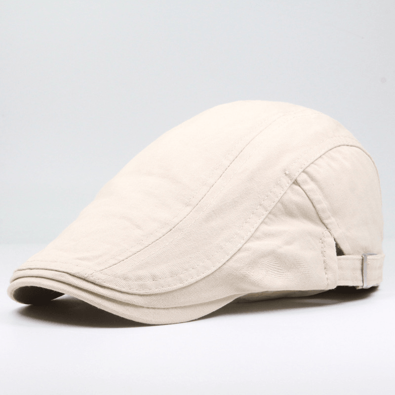 Classic Light Board Solid Color Cotton Hat Sunshade - MRSLM