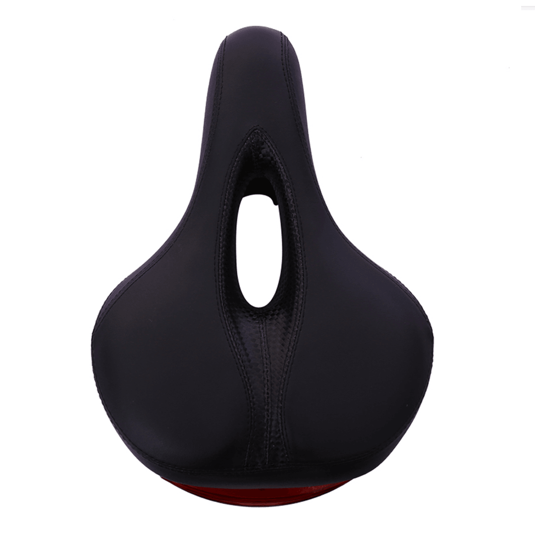 BIKIGHT MTB Bike Comfort Saddle Cushion Pad Seat Bicycle Cycling LED Tail Flashing Light - MRSLM