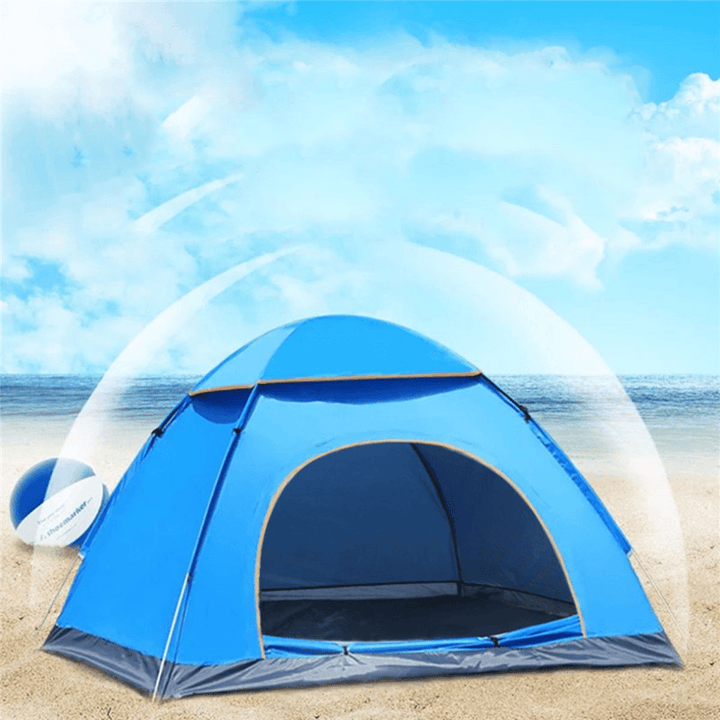 2-3 Person Full Automatic Anti-Uv Windproof Waterproof Camping Tent Outdoor Traveling Hiking Beach Tent - MRSLM