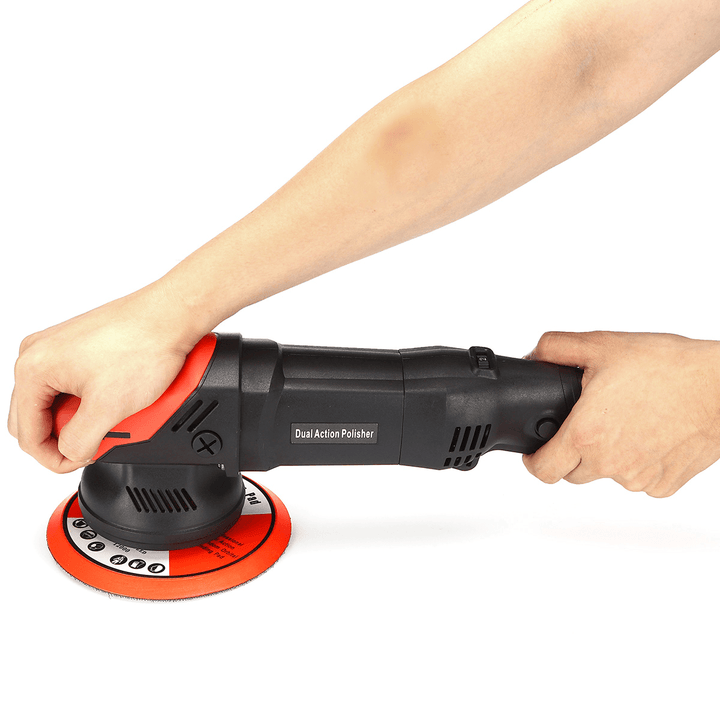 710W Electric Polisher Car Polishing Machine DA 6Inch 21Mm Dual Action Auto Polisher - MRSLM