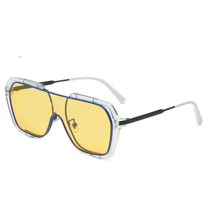 Retro Yellow Sunglasses UV Protection Men Tide - MRSLM