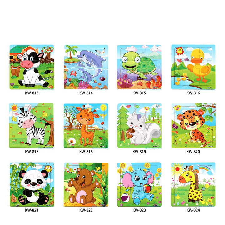 Wooden Children'S Educational Early Education Puzzle - MRSLM