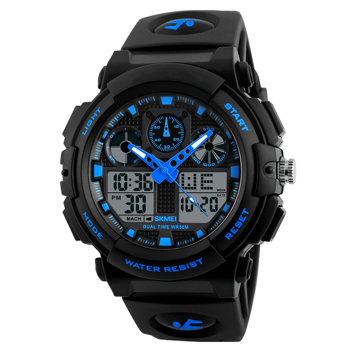 SKMEI Fashion Men Luminous Diasplay Alarm Clock Date Week Display Outdoor Digital Watch - MRSLM