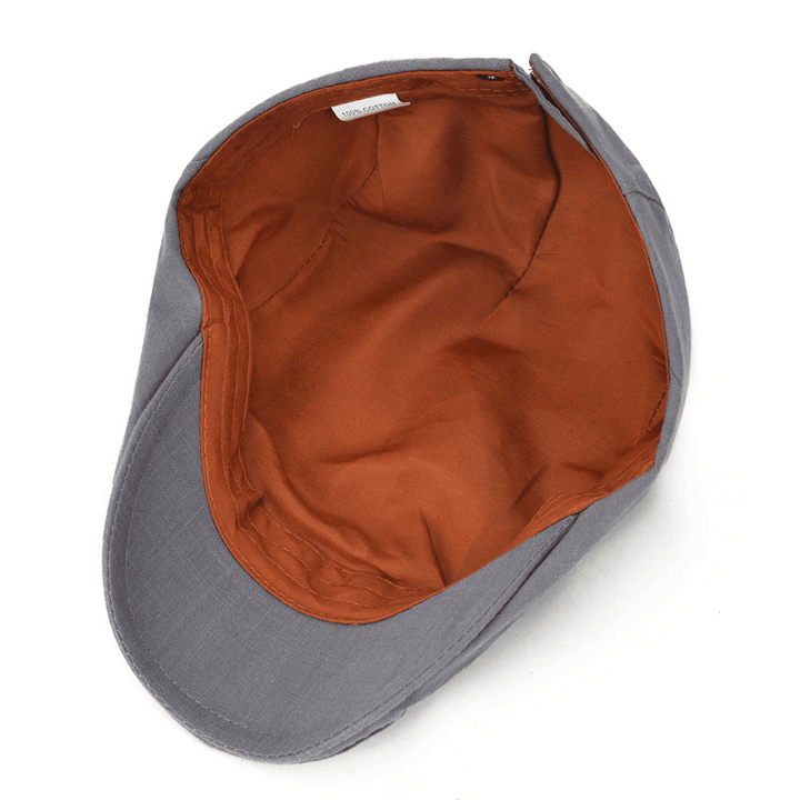 Cotton Solid Color Light Body Forward Cap, Outdoor Sunshade Beret - MRSLM
