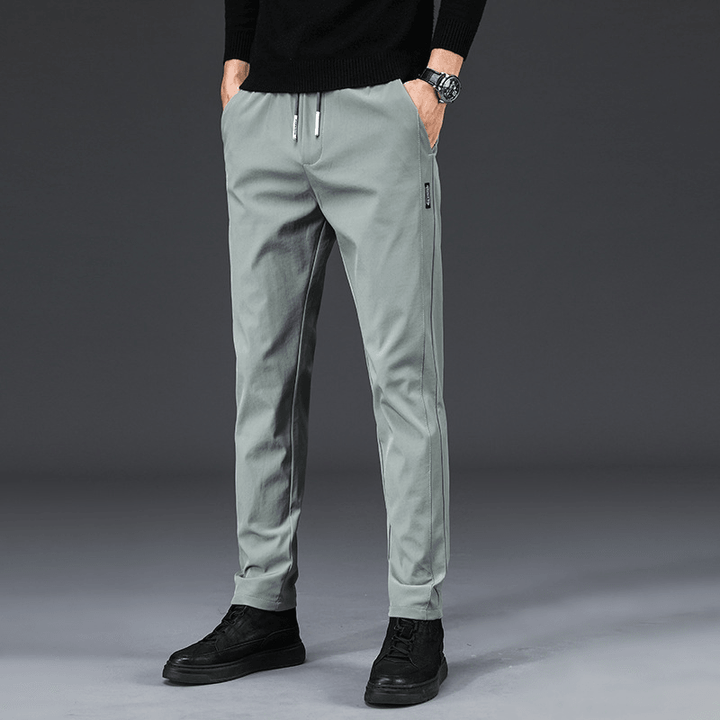 Men'S Casual Pants Stretch Slim Fit All-Match Men'S Wear-Free - MRSLM