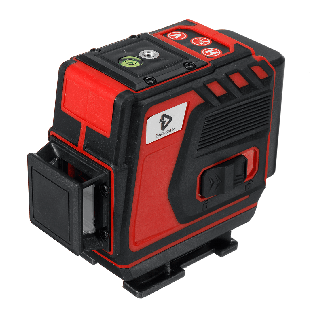 Laser Level with Green Light Digital Rotary Self Leveling Measure 8/12/16 Line - MRSLM