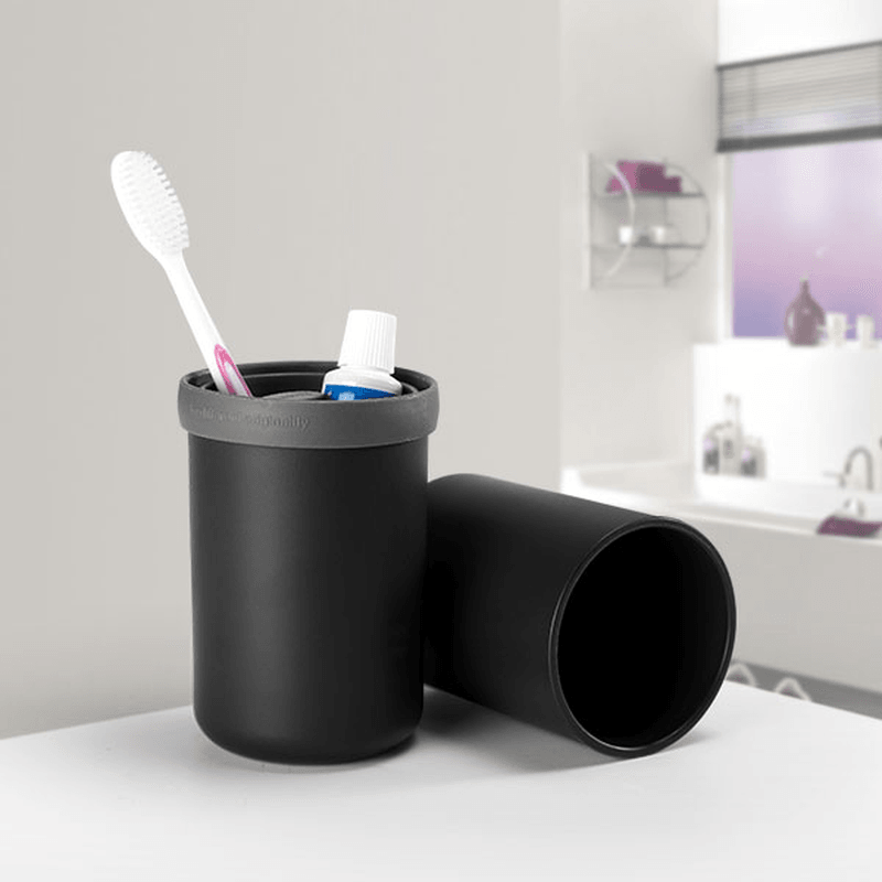 Portable Toothbrush Wash Cup Toothpaste Boxes Handy Travel Toothbrush Toothpaste Organizer - MRSLM