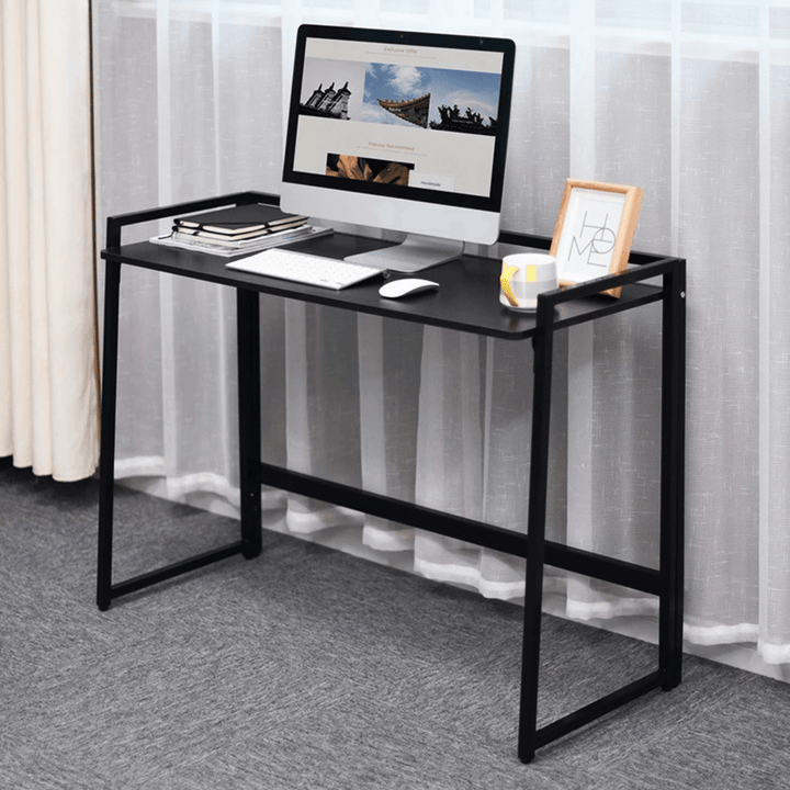 80/100Cm Folding Laptop Desk Small Computer Writing Desk Foldable Home Business Office Desk Table Supplies - MRSLM