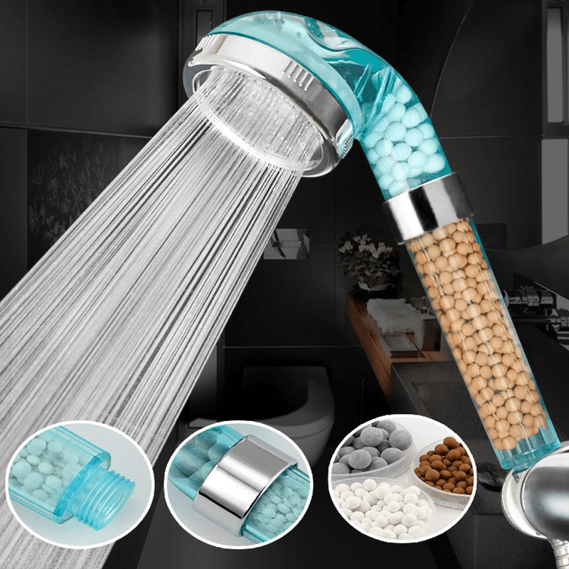 Handheld Negative Ion SPA Pressurize Shower Head Bathroom Healthy Water Saving Spray Nozzle - MRSLM