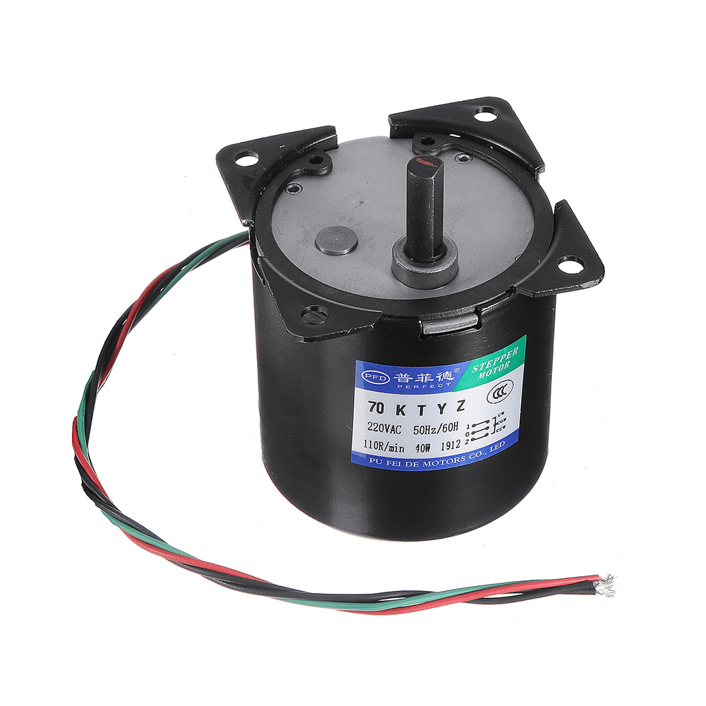 70KTYZ AC 220V 15/30/50/100Rpm Electric Synchronous Motor 40W Permanent Magnet Motor Motor - MRSLM