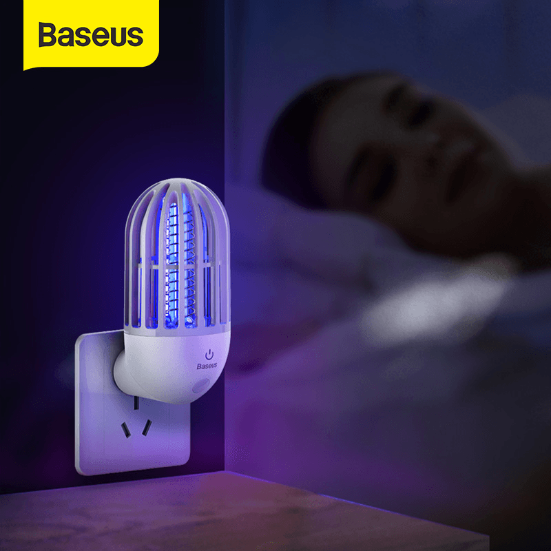 Beseus Electric Mosquito Killer Lamp LED Night Light Insect Mosquito Dispeller Physical Mosquito Control - MRSLM