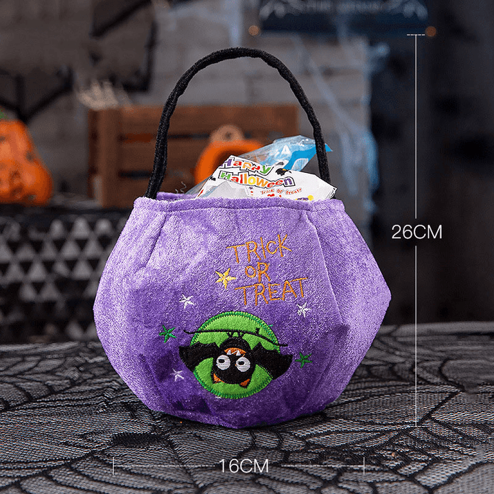 Children Halloween Style Pattern Casual Go Out Candy Sugar Carry Bag Handbag - MRSLM