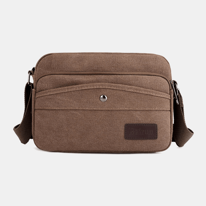 Men Canvas Shoulder Bag Crossbody Bag for Outdoor - MRSLM