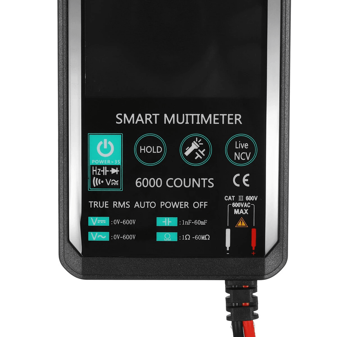 ANENG Smart Touch Digital Multimeter LCD Ohmmeter Auto Tester Voltmeter RMS - MRSLM