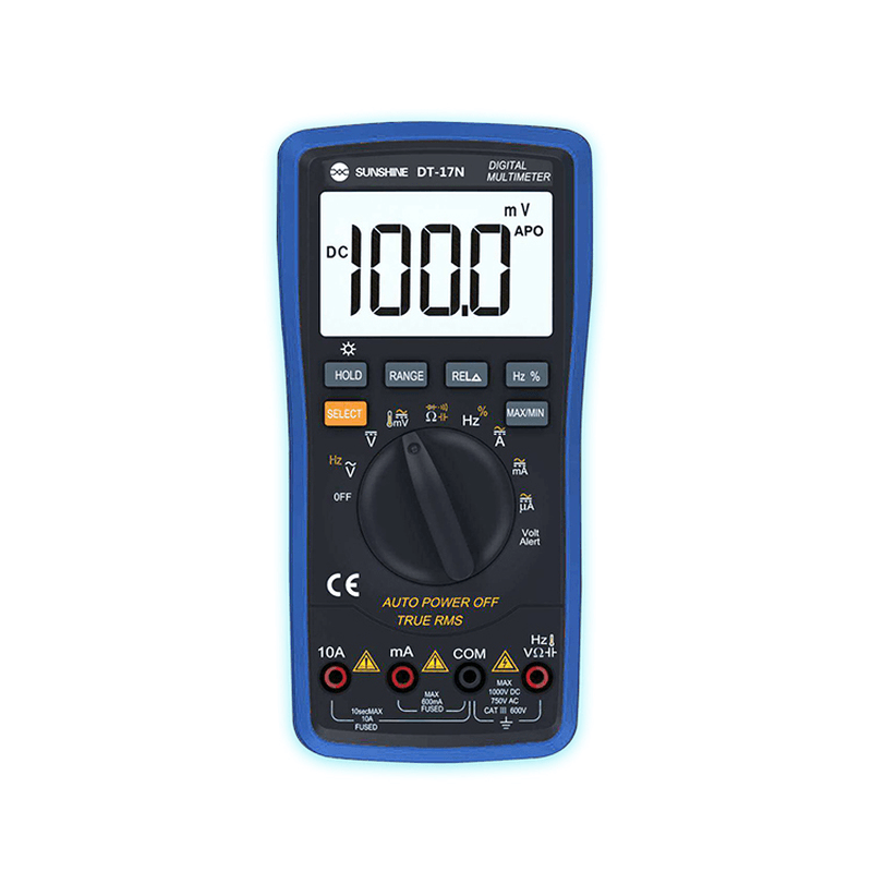 SUNSHINE DT-17N Multimeter Fully Automatic High Precision Digital Display AC DC Voltage and Current Resistance Measurement - MRSLM