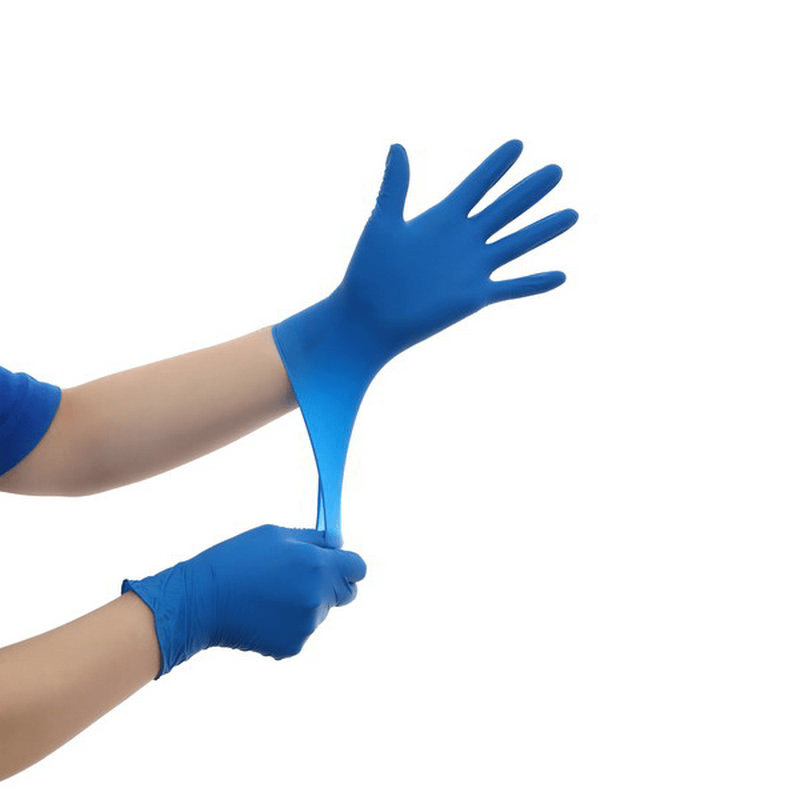 Ipree® 100 Pcs Nitrile Disposable Gloves Powder Free Rubber Latex Free Sterile Gloves for Picnic Food Hygiene House Cleaning - MRSLM