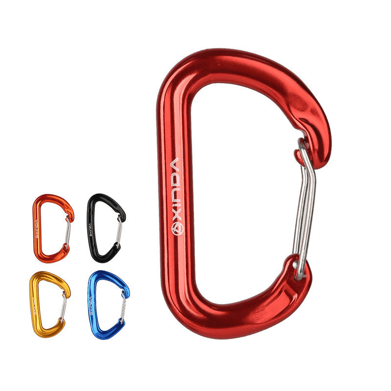 XINDA 1 PC Carabiner Rock Buckle Safety Climbing Lock Outdoor Camping Security Swing Buckle - MRSLM