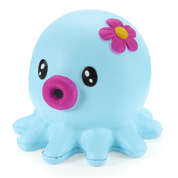 Squishy Octopus Jumbo 14Cm Slow Rising Collection Gift Decor Soft Squeeze Toy - MRSLM