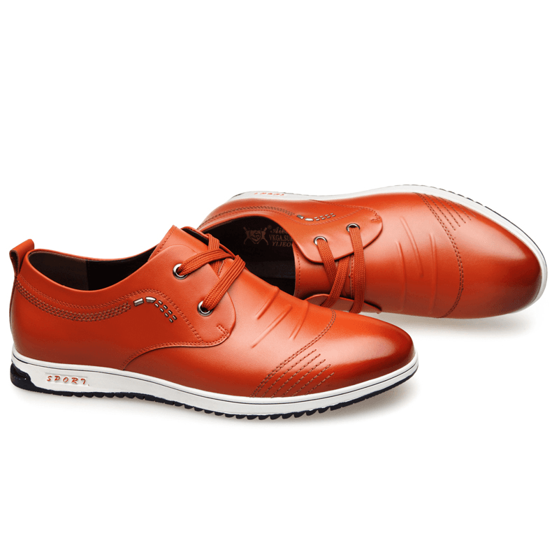 Men Non Slip Soft Casual Leather Shoes - MRSLM