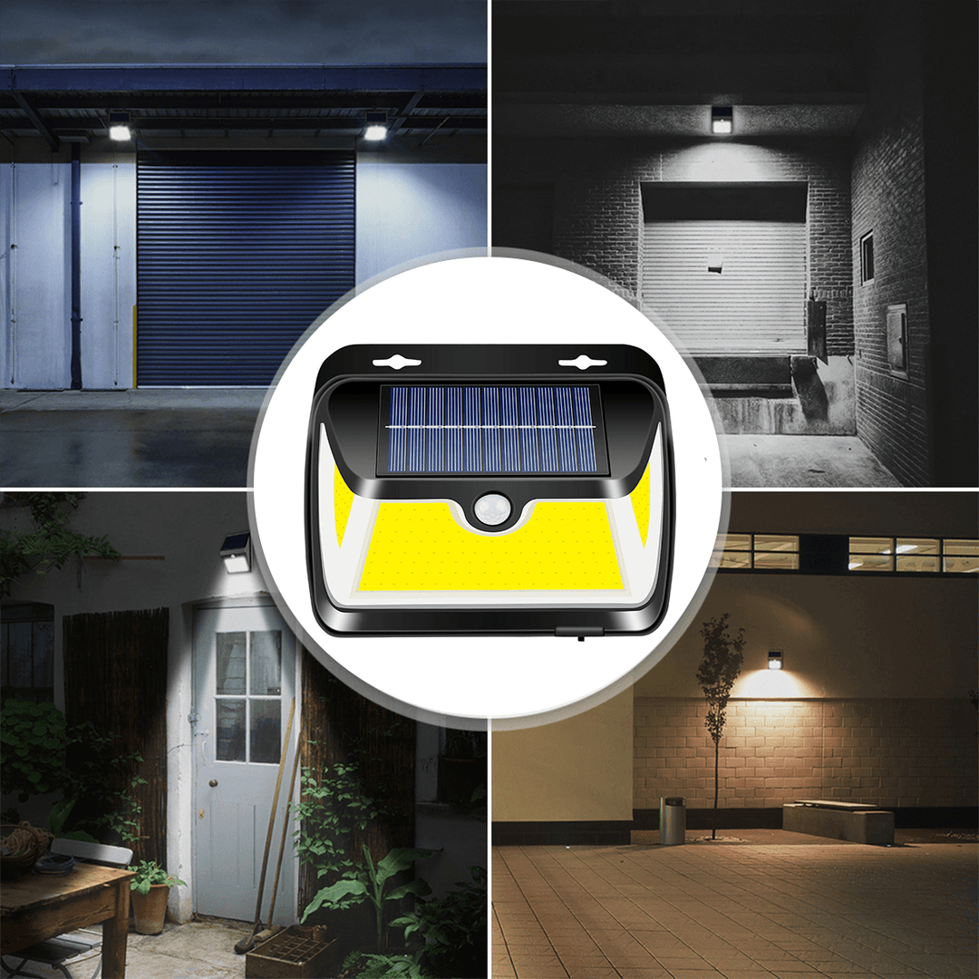 163 COB LED Solar Light Motion Sensor PIR Light Waterproof Safety Outdoor Garden Household Accessories - MRSLM