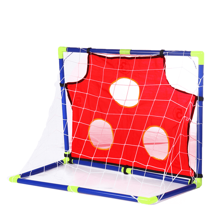 Kids Soccer Goal Mesh Target Play Football Sport Net with Ball Children Exercise Gift - MRSLM