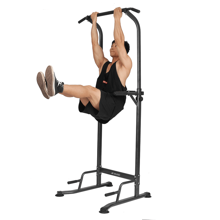 [EU Direct] XMUND XD-PT2 Power Tower 6 Gears High Adjustable Multi-Function Pull up Station Fitness Equipment Home Gym Load 150Kg - MRSLM